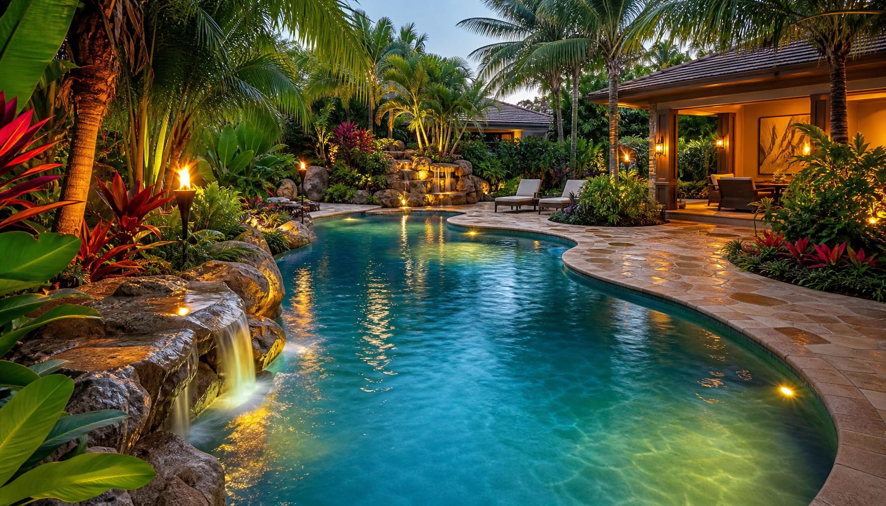 Swimming Pool Landscaping: Turn Your Backyard into a Tropical Oasis